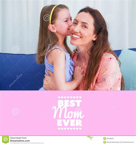 Composite Image Of Best Mom Ever Stock Illustration Illustration Of