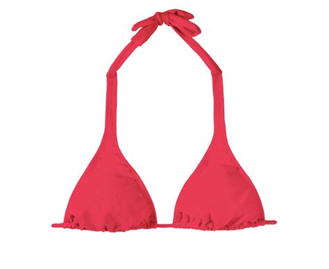 Dark Pink Sliding Triangle Swimsuit Top Frutilly Cortinao Rio De Sol