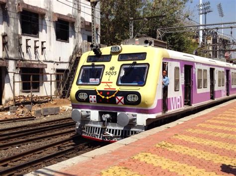 first look new mumbai local train launched mumbai metro city