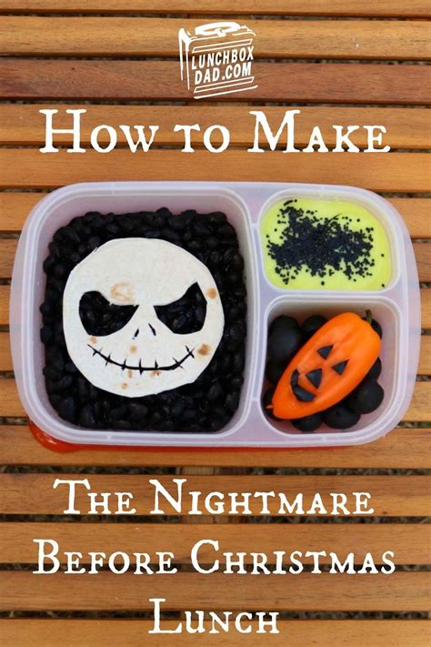 Today is my sons birthday and we have decided to make him a jack skellinton birthday party. Pin by Chantal Wolf on BENTO! | Lunch box, Nightmare ...