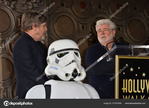Mark Hamill And George Lucas Stock Editorial Photo © Featureflash