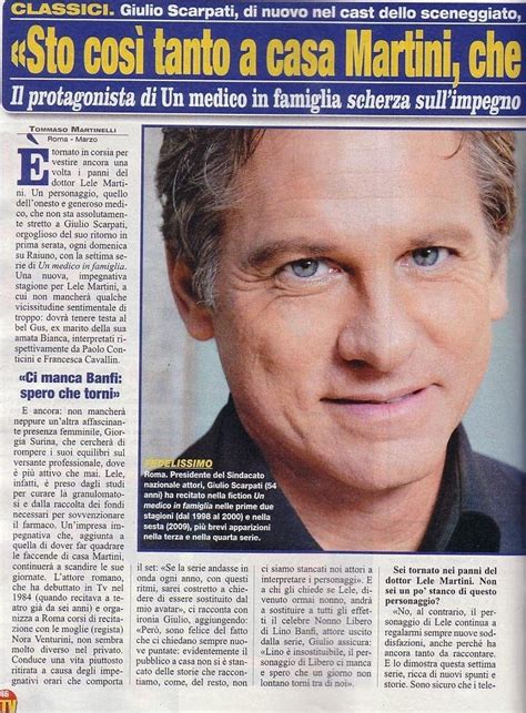 65enne, il prossimo 20 febbraio, nasce sotto il segno dei pesci. arteteatro e....Giulio Scarpati: aprile 2011