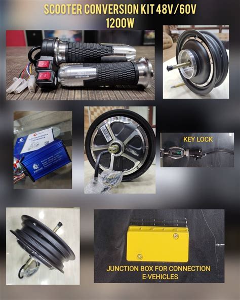 1200w 2000 6000 Rpm E Scooter Conversion Kit Phase Three At Rs 8000