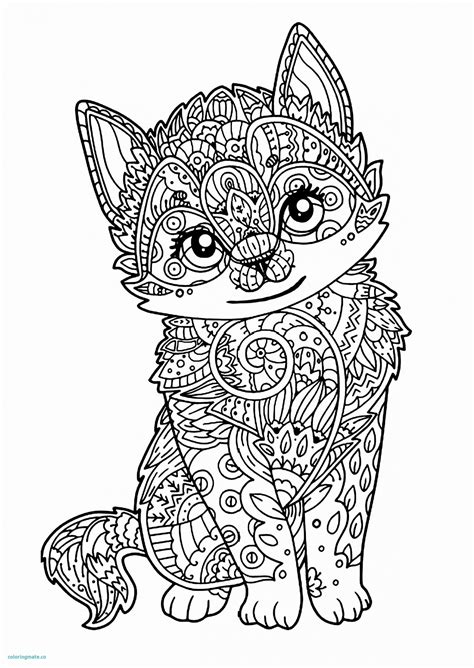 15 Nouveau Coloriage Mandala Renard Pictures  Cat coloring book