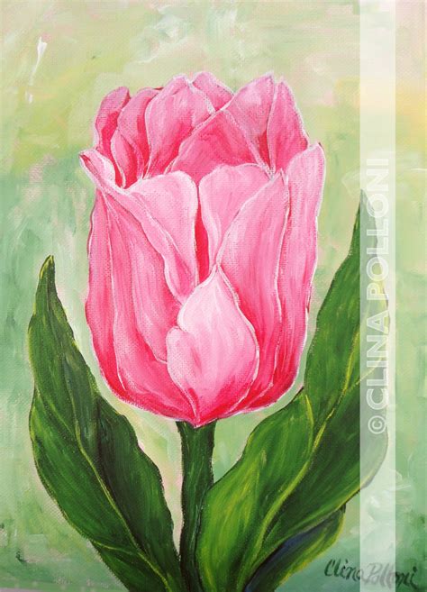 Tulip Flower Painting