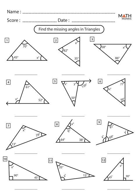 Angles In Polygons Worksheet With Answers