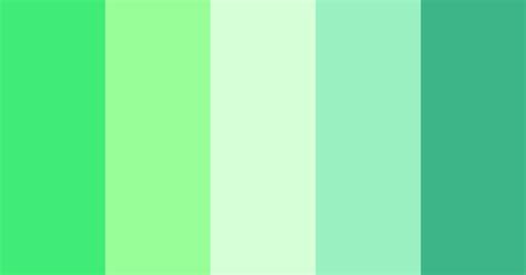 Green Mints Color Scheme Blue