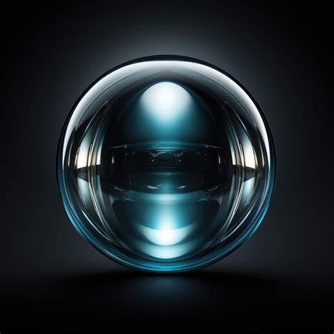 Premium Ai Image A Abstract Glass Sphere