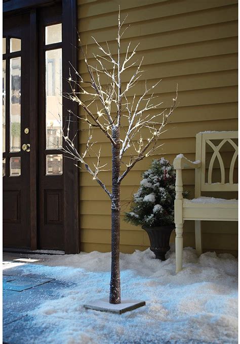 Buy Garden Mile Luxury Strong Brown Twig Birch Christmas Tree With Warm