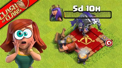 Without Queen Trouble In Clash Of Clans Youtube