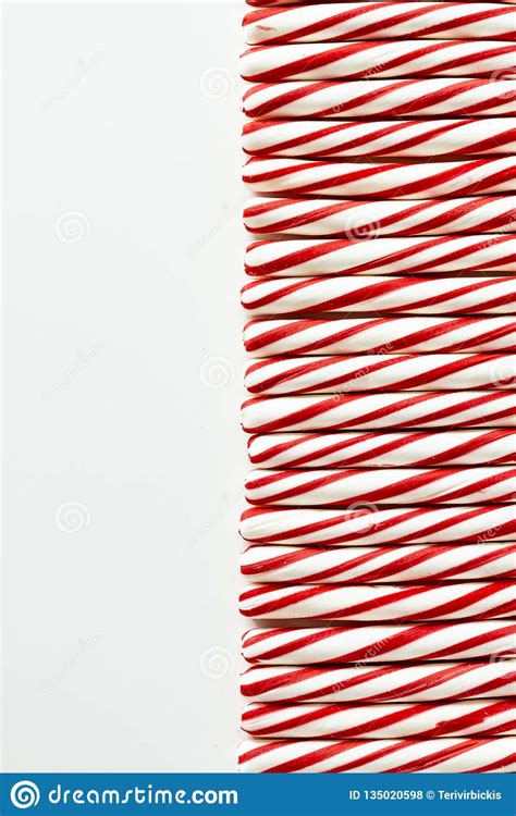 Red And White Striped Peppermint Candies Stock Photo Image Of
