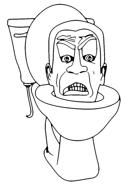 Skibidi Toilet Titan Tv Man Coloring Page Download Print Or Color Sexiz Pix