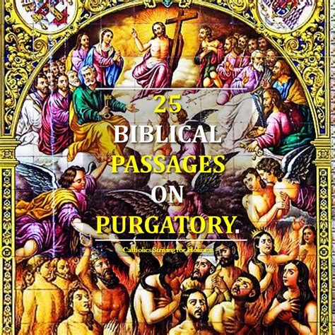 25 Biblical Passages On The Basis Of Purgatory