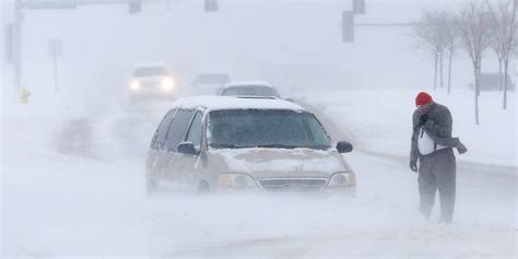 Endless Winter Snowstorm Hits Midwest Mid Atlantic