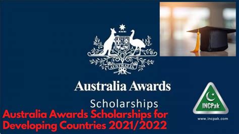 Australia Awards Scholarships For Developing Countries 202122 Incpak