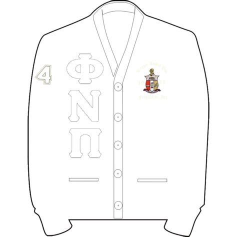 Kappa Alpha Psi Iota Delta FALL 91 Cardigan Sweater