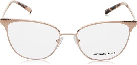 michael kors mk3018 1194 rose gold tone eyeglasses frame w demo lens 54mm at amazon women s