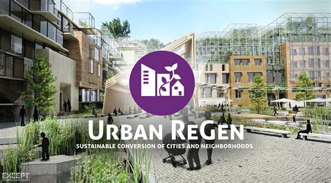 Except Integrated Sustainability Urban Regen Sustainable Cities
