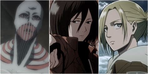 Attack On Titan 10 Strongest Female Characters From The Series Ranked