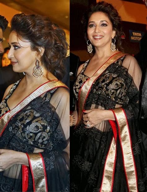 Bollywood Actress Saree Collections Bollywood Actress Madhuri Dixit