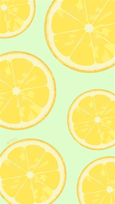 Cute backgrounds for phones yellow. Summer phone screensavers I iPhone backgrounds I lemons I ...