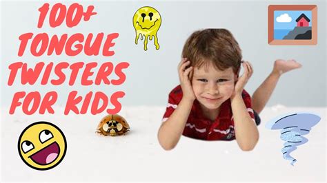 100 Tongue Twisters For Kids Tongue Twisters In English Youtube