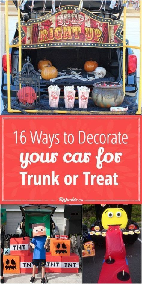 16 Ways To Decorate Your Car For Trunk Or Treat Trunk Or Treat Truck