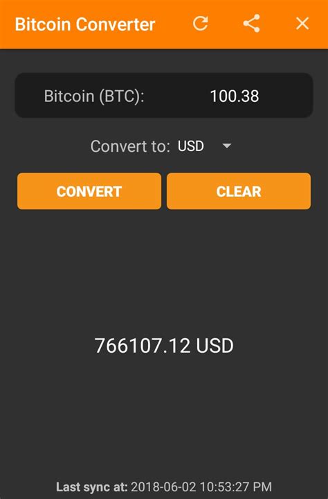 Price chart, trade volume, market cap, and more. BTC to USD converter for Android