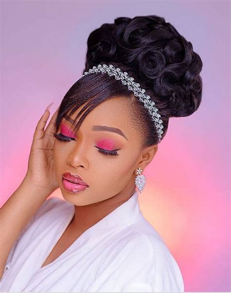 You can use it to smooth frizz, tame flyaways and most importantly, to create sleek hairstyles. Latest Wedding Hairstyles: Hair Style Ideas for Nigerian ...