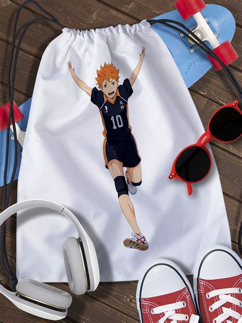 Pouch Bag For Shoes Volleyball Haikyu Anime Спокон Sport Хайкю Сёё