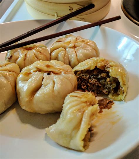 Homemade Steamed Dumplings With Porcini And Beef Filling Rfood