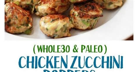 Shred the zucchini and squeeze it to remove any excess moisture before mixing with the other ingredients. CHICKEN ZUCCHINI POPPERS (PALEO & WHOLE30 APPROVED ...