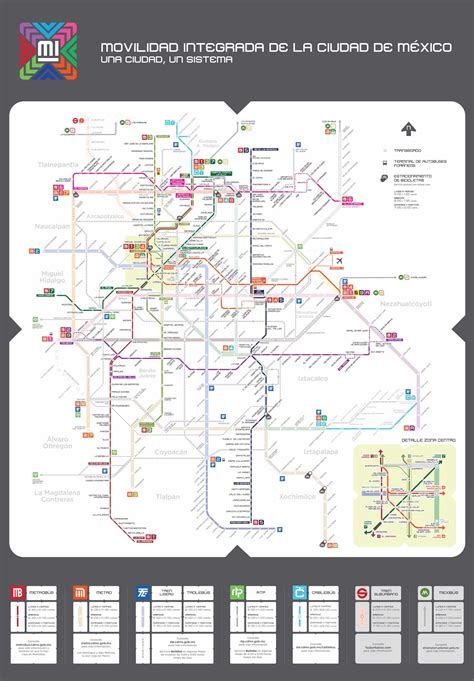 Mapa Metro Y Metrobus Df Juntos Images And Photos Finder
