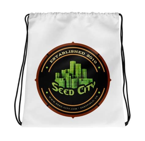 Seed City Drawstring Bag Cannabis Seeds By Seed Bank Clothing