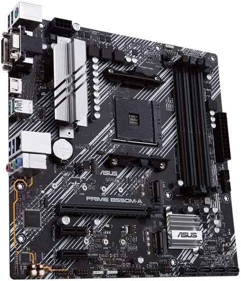 Asus Prime B550m A Amd B550 Ryzen Am4 Micro Atx Motherboard With Dual