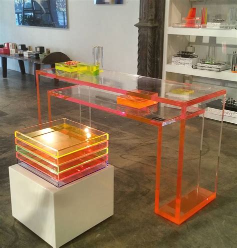 Melissa Enriquez On Instagram “neon Acrylic Furniture And Trays By