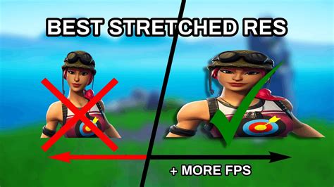 The Best Stretched Resolution To Use In Fortnite Fps Boost Res