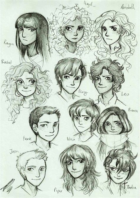 Andythelemons Percy Jackson Character Sketches Percy Jackson