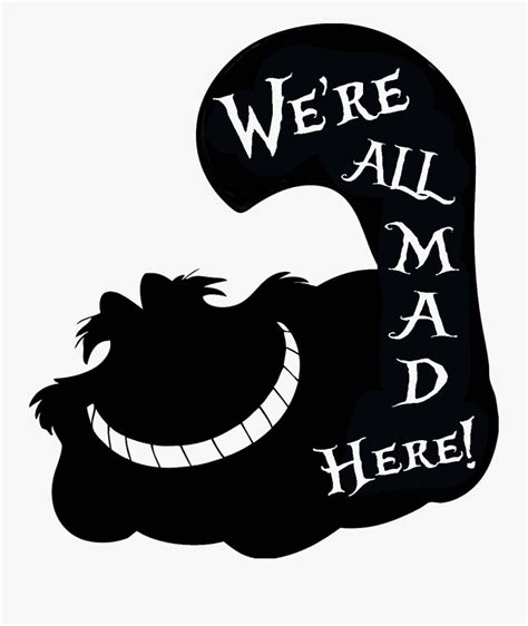 Alice in wonderland clipart transparent. Transparent Alice In Wonderland Clipart - We Re All Mad ...