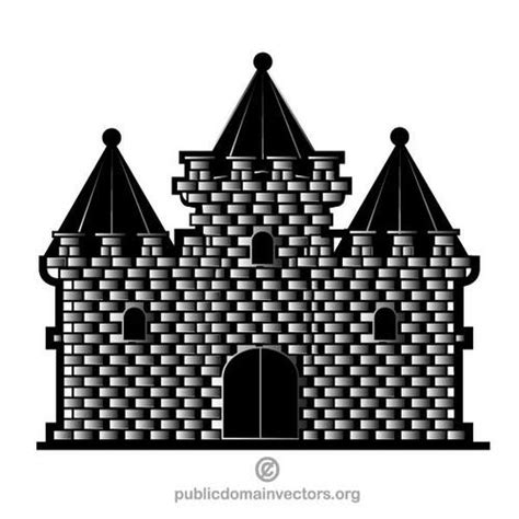 Castle Vector Clip Art Public Domain Vectors