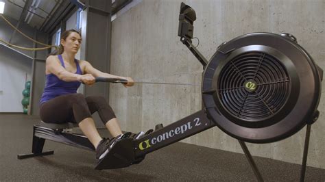 Working Out On The Concept2 Indoor Rower Youtube