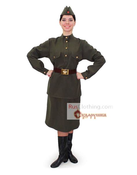 soviet russian red army ww2 soldier women s female uniform ph
