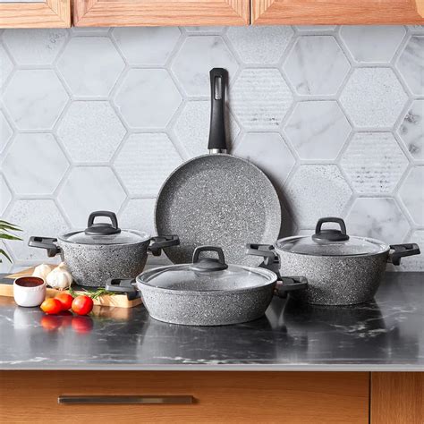 Karaca Gris BioGranite 7 Piece Cookware Set KARACA EUROPE