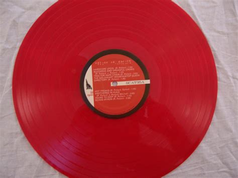 Red Vinyl Record