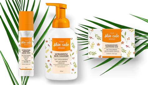 Skin Care Skin Cleanser Products Book Design Layout Branding Design