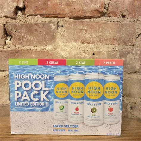 High Noon Hard Seltzer Variety Pool Pack 355ml 8 Cans Eastside