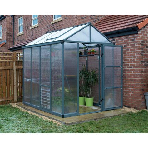 Glory Deluxe Polycarbonate Greenhouse 8 X 8 Ft Palram Canopia