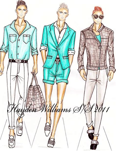 Hayden Williams Fashion Illustrations Hayden Williams Mens Ss11