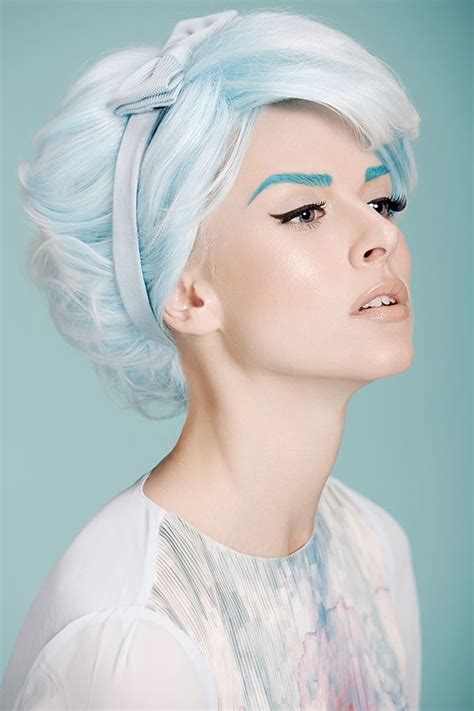 Pastel blue hair icy blue hair pastel grey light blue hair grey ombre bright hair neon hair having different colors for hair every month becomes common now. Oh my gawwwwwd icy hairs and I LOVE THE BROWS! I want ...