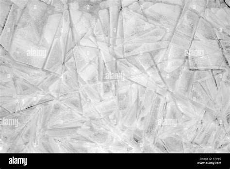 Solid Background Of Pieces Of Ice And Snow Crystals Stock Photo Alamy